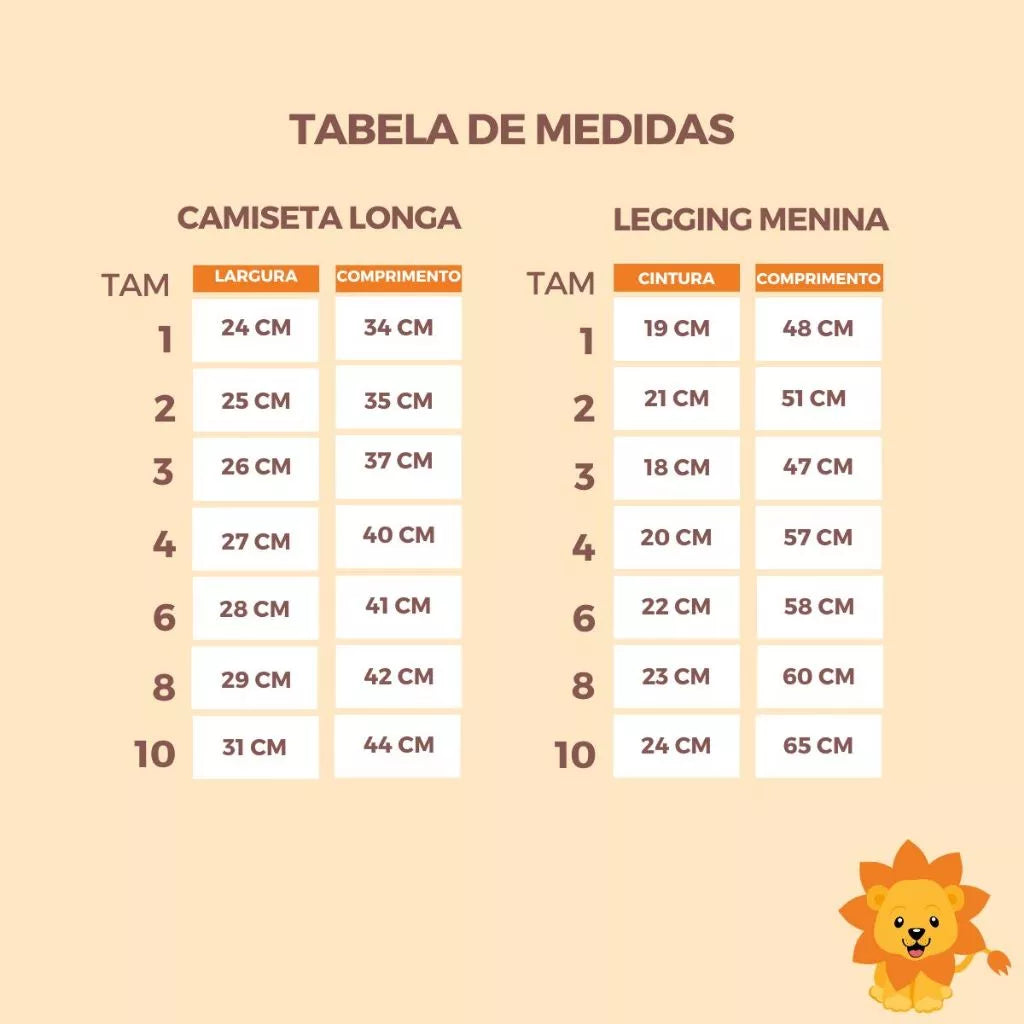 Kit com 4 conjuntos Sortidos Infantil Inverno e meia estação – 4 camisas manga longa + 4 calças legging